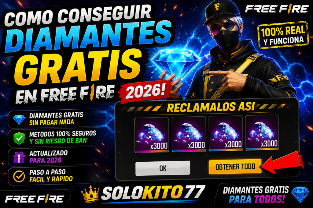 Solokito77 Como conseguir diamantes Gratis