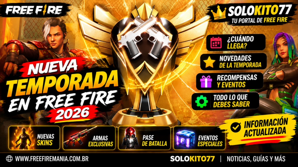 Solokito77- Nueva temporada en free fire 2026